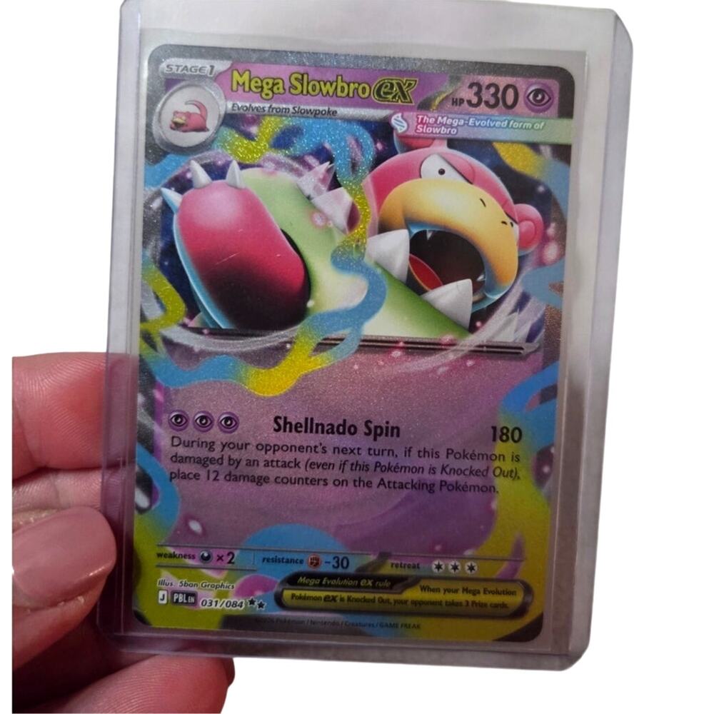 Mega Slowbro ex 031/084 Double Rare Pitch Black Pokemon NEW
